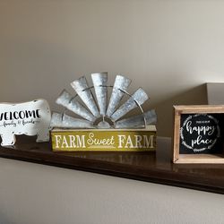 Farmhouse Decor (Set for $10 OR $4 per item)