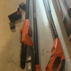 Black And Decker Cordless Pole Saw