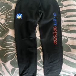 Sega Shop Sonic The Hedgehog Unisex Jogger Sweatpants - Size Large