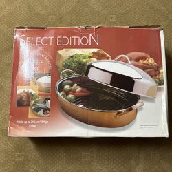 Stainless Steel Oval Roaster