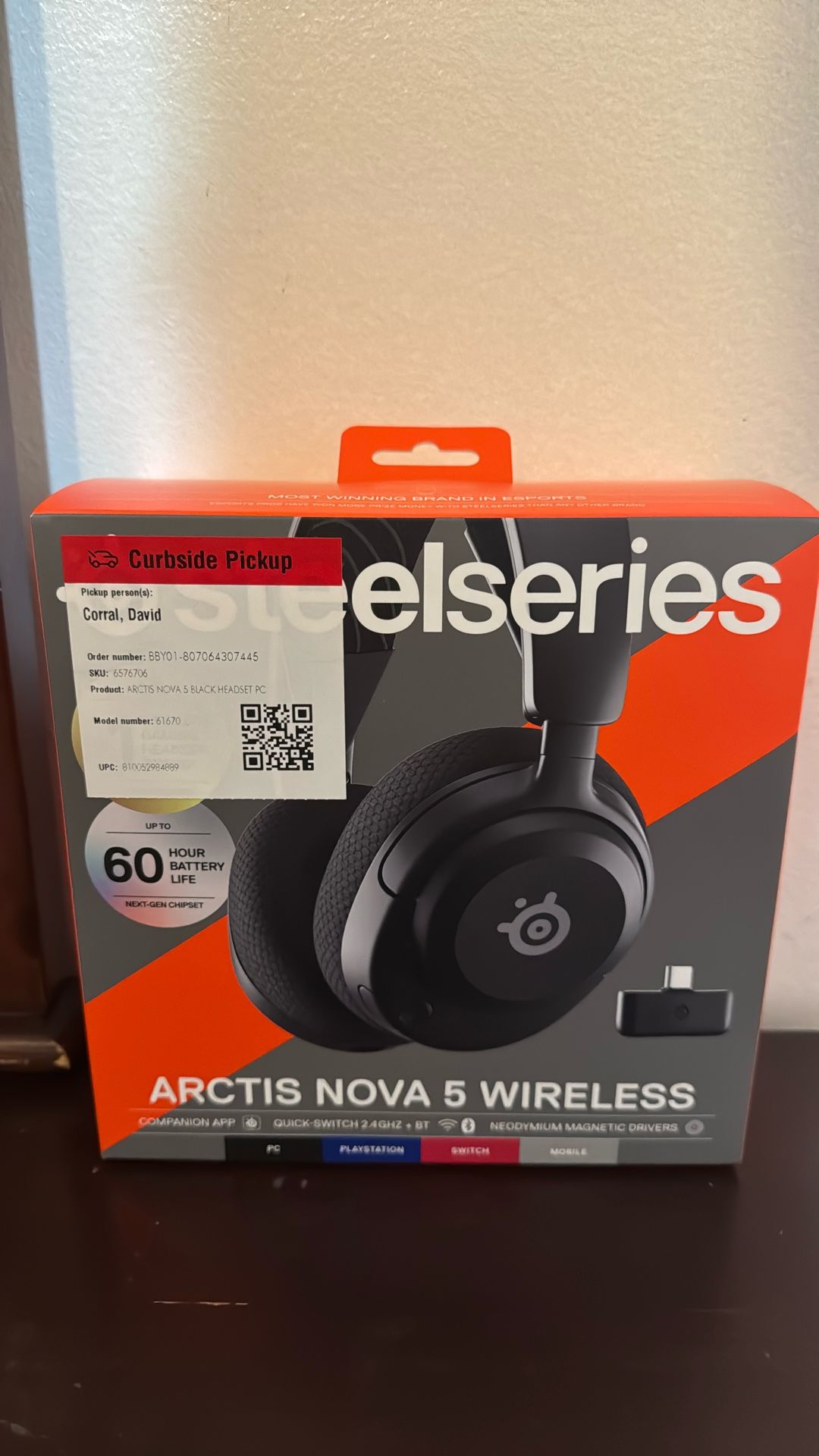 ARTIS NOVA 5 WIRELESS STEELSERIES