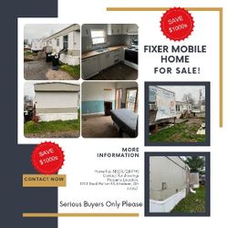 FIXER UPPER MOBILE HOME FOR SALE