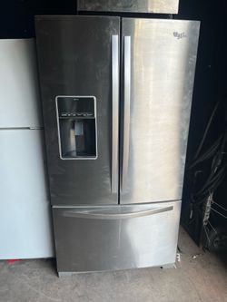 Stainless steel Frenchdoor refrigerator