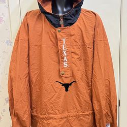 Vintage 90’s University Of Texas Longhorns Anorak Jacket By THE GAME Size Medium