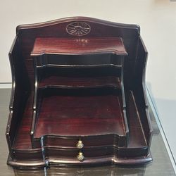 Vintage Bombay Desk Secretary Organizer