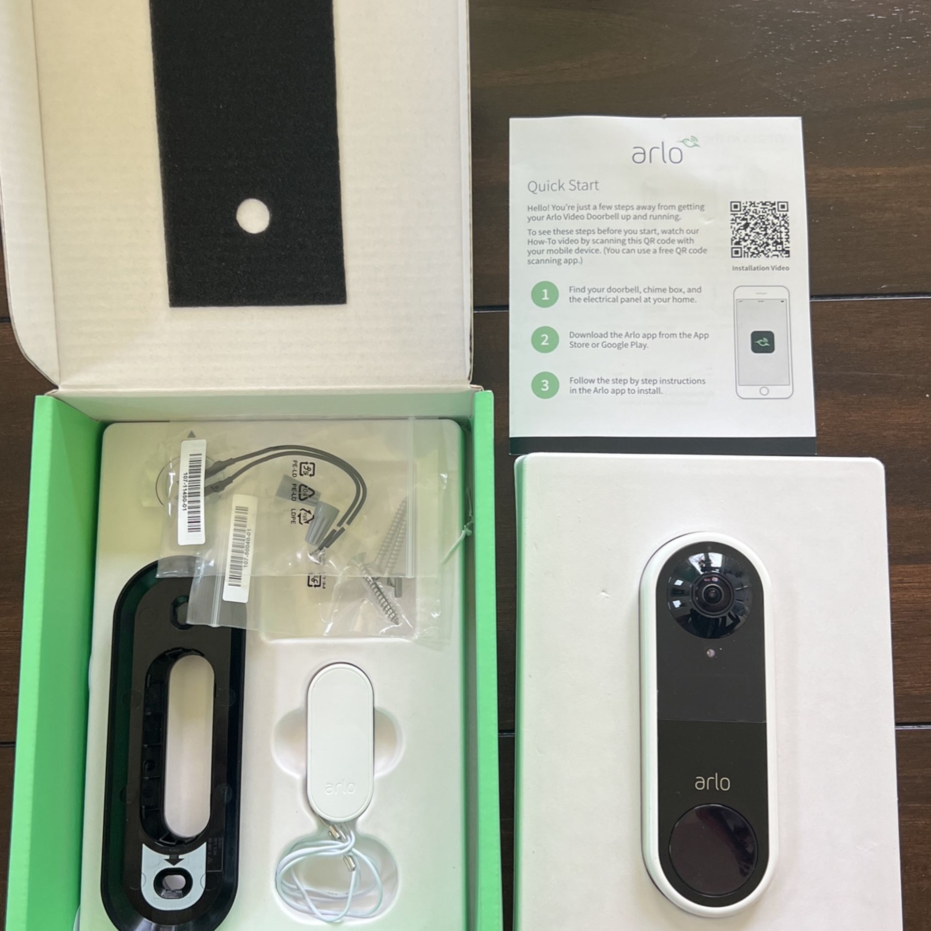 Arlo Video Doorbell (& Chime)