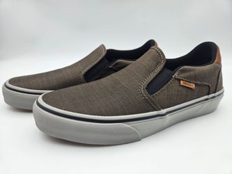 Vans Asher Deluxe Men's Slip Ons Size: 8 *Brand New/Unused* $30
