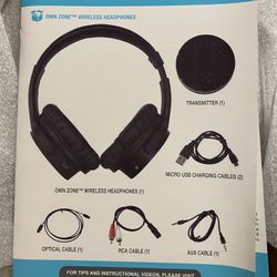  OwnZone Wireless TV Headphones