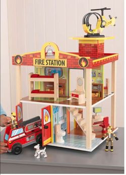KidKraft Fire Station Wooden Playset
