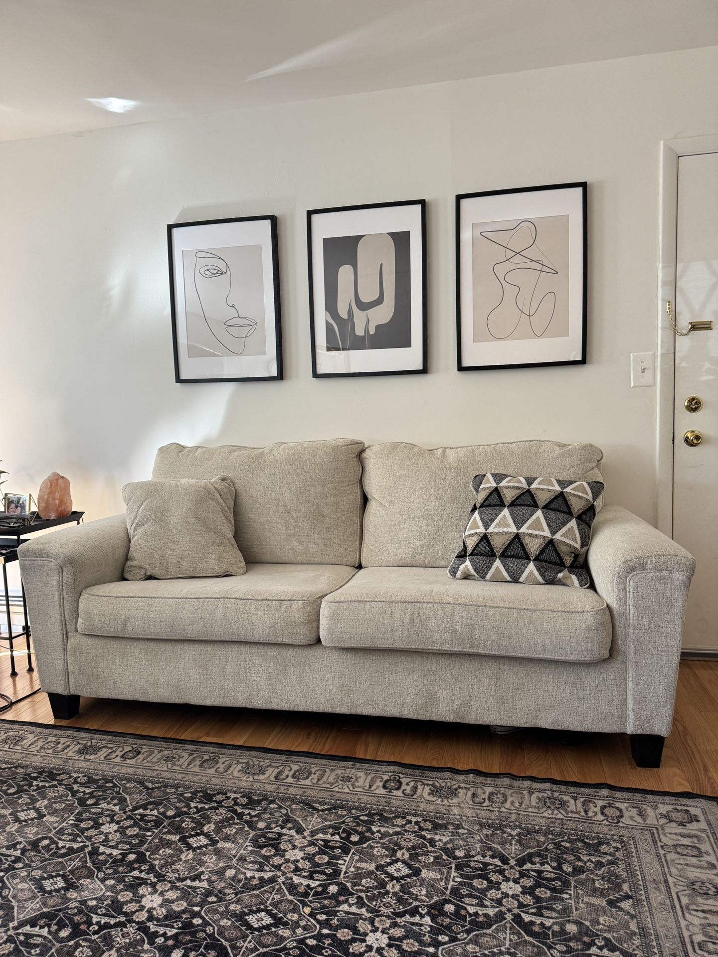 Ashley Furniture Cream Abinger Sofa