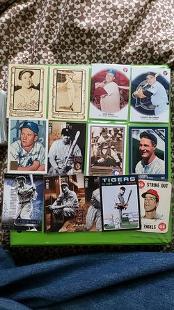 Legendary Baseball Player Cards 60 total