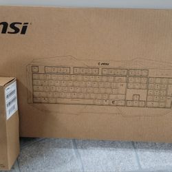 MSI Gaming Keyboard & Mouse Bundle. Brand New & Factory Sealed. 