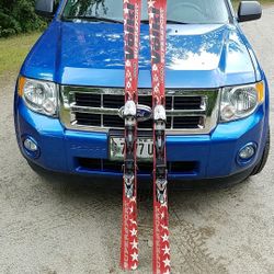 Volkl 5 Star skis with Marker bindings