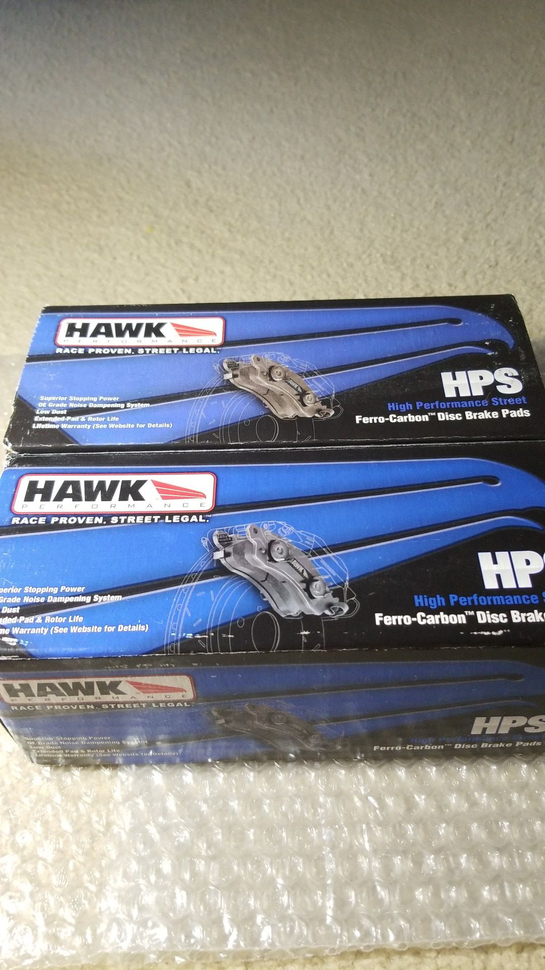 HPS Hawk Brake Pads for Genesis Coupe