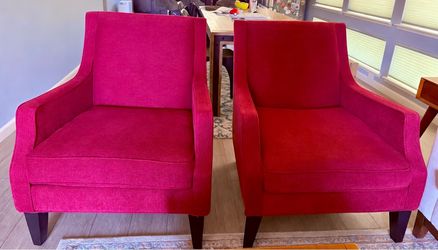 Priced to sell:  barely used chairs for sale. Two chairs for $250.