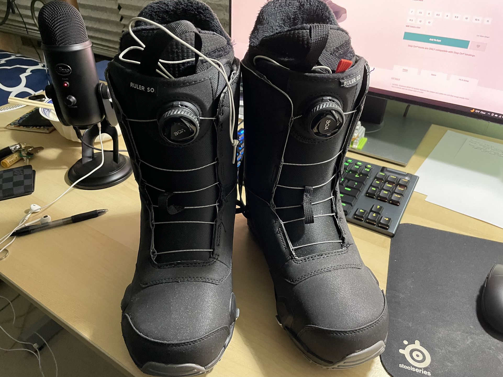 Men's Ruler Step On Snowboard Boots 2021 Size 10 M