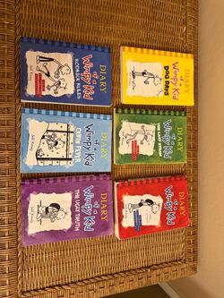 Diary of a Wimpy Kid Book Set – 6 Books