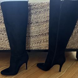 INC  Black Suede Boots 
