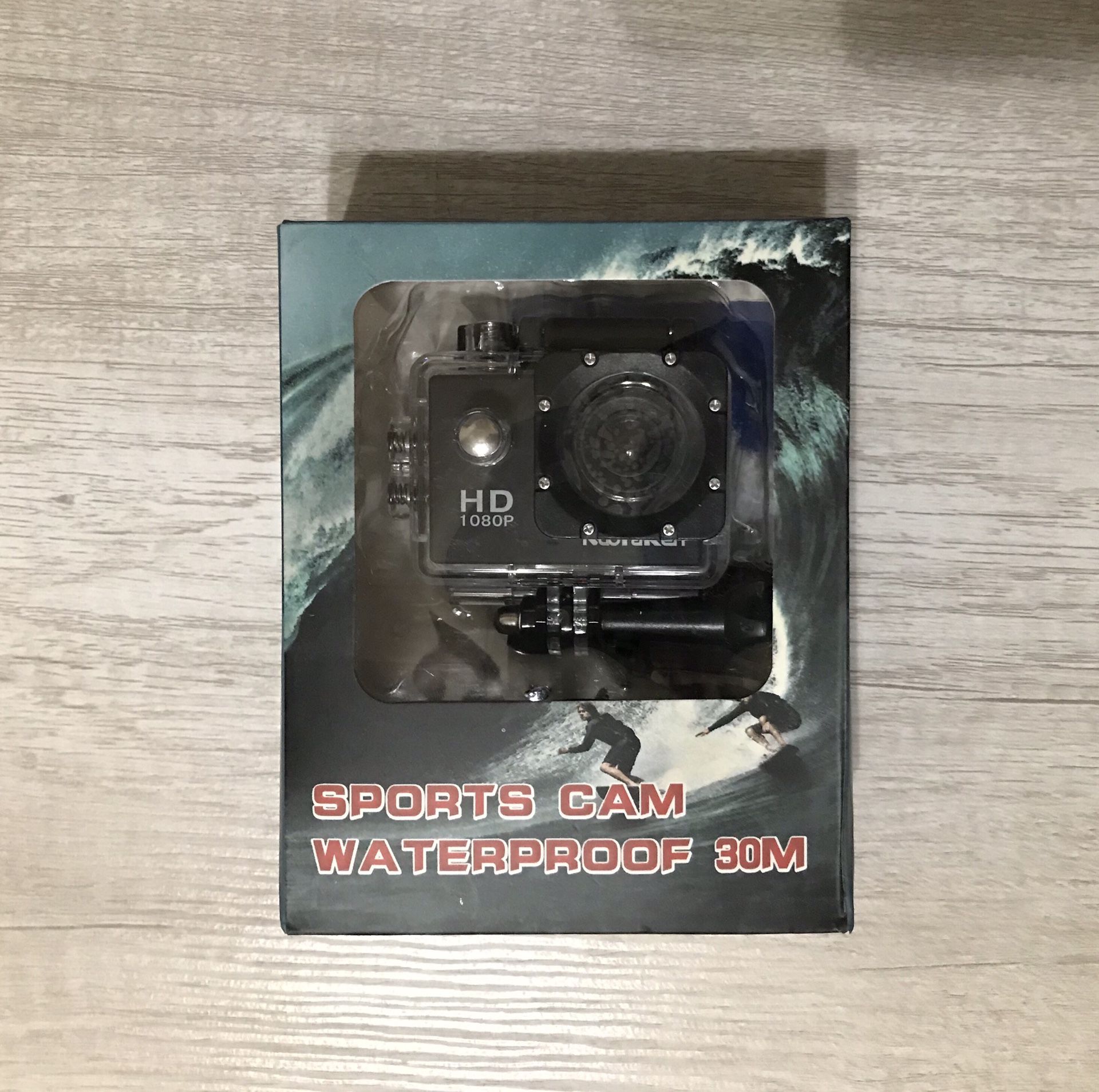 Action Camera 1080p Sports Cam Waterproof 30m