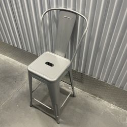 4 Gray Bar Stools Set For Sale‼️