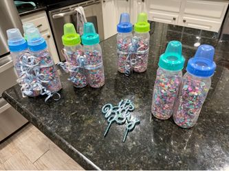 Baby Shower + Sprinkle Décor Bundle – Safari Theme, Gender Reveal Props, Banners