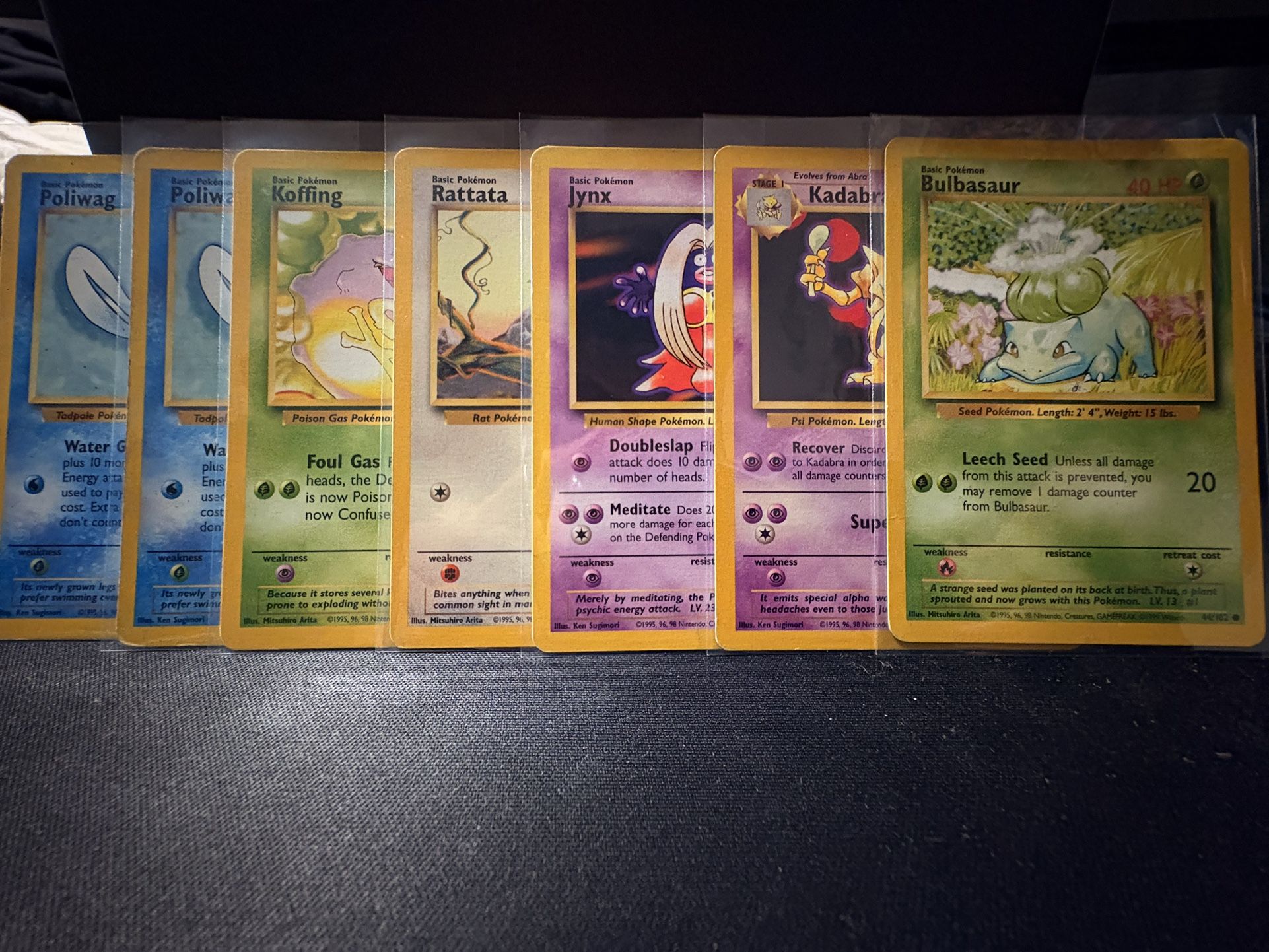 Pokemon Base Set- 7 Cards