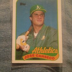 José canseco baseball card very rare