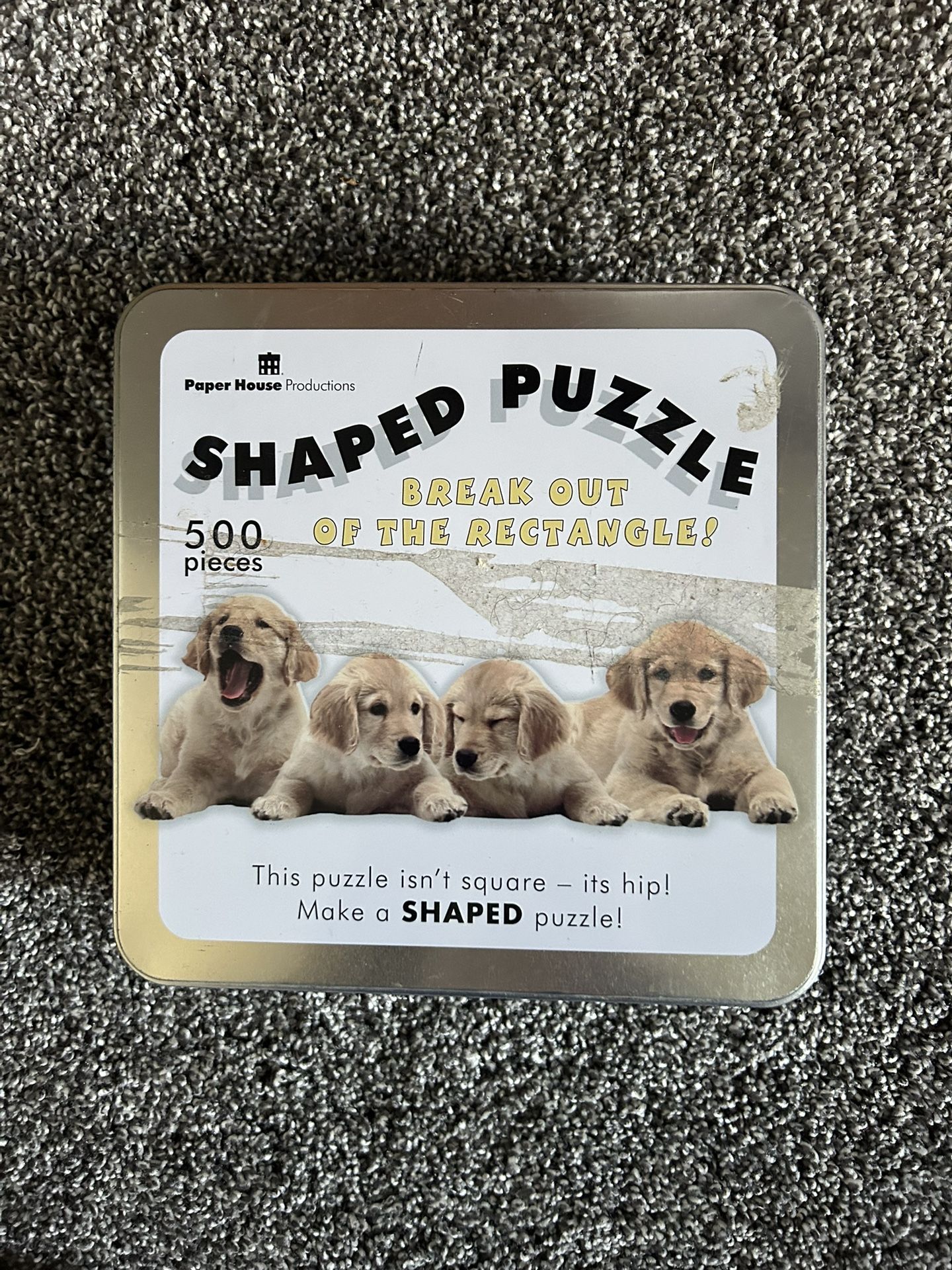 500 Piece Puppy Puzzle Like New