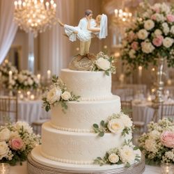 New Just Married Beach Wedding Cake Topper