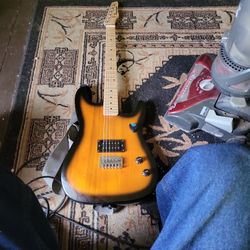 Electric Guitar With Amp