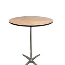 30in Round Cocktail Table - Bar Height, Wedding & Party Events