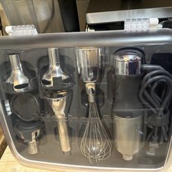 KitchenAid Immersion Hand Blender KHB2561-5 Speed with Attachments and Case