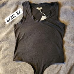 BLACK BODYSUIT (XL)
