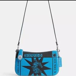 Coach Lil Nas X Drop Penn Shoulder Bag; Fly Bunny, Blue