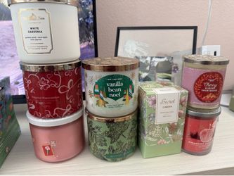 Bath and body work candles