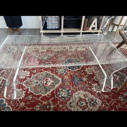Solid Acrylic Coffee Table 