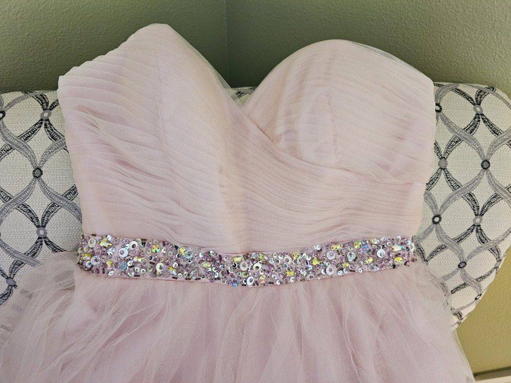 Pink Homecoming Prom Formal Dress - Medium