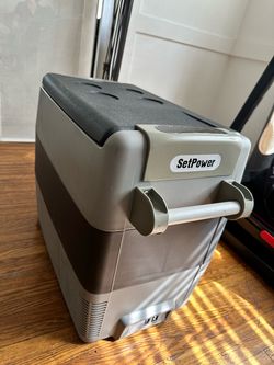 Portable refrigerator setpower