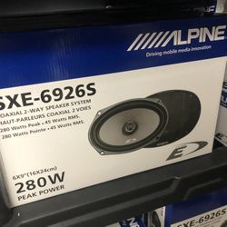 Alpine 6x9 Inch Speakers