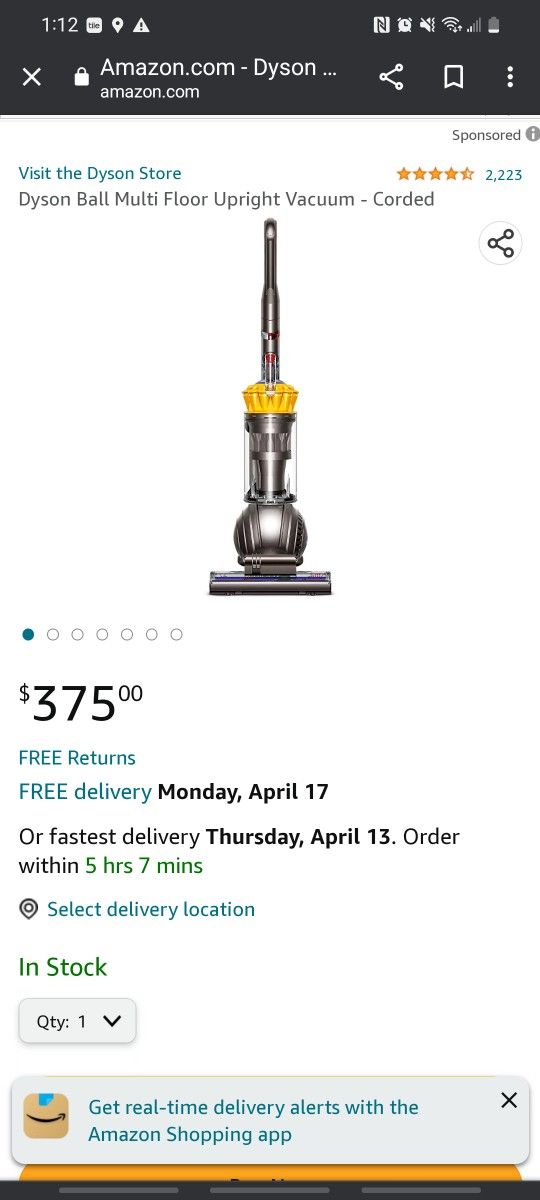 Dyson Ball Vacuum 