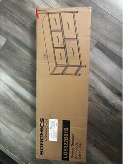 NEWSONGMICS 5-Dresser (Black)