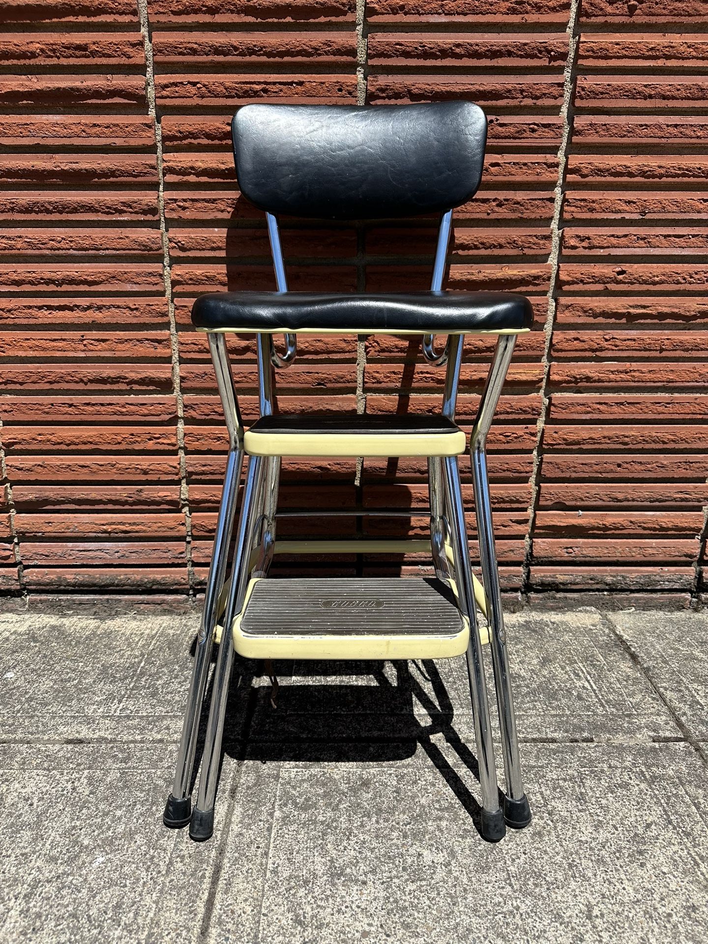 Vintage Black Cosco Step Stool