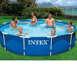 Intex Pool 12x30ft Incluidos Filter Pump New