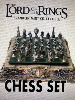Lord of the Rings Franklin Mint Chess Set