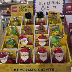 Lego Christmas Keychain Lights 