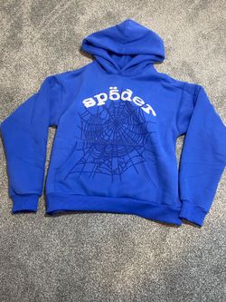 spider hoodie blue legacy