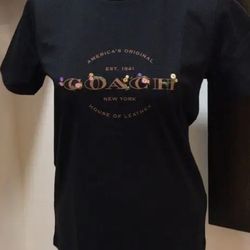 Coach Shirt, T-shirt, Woman's T Shirt Size Small