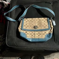 Light blue Coach bag 