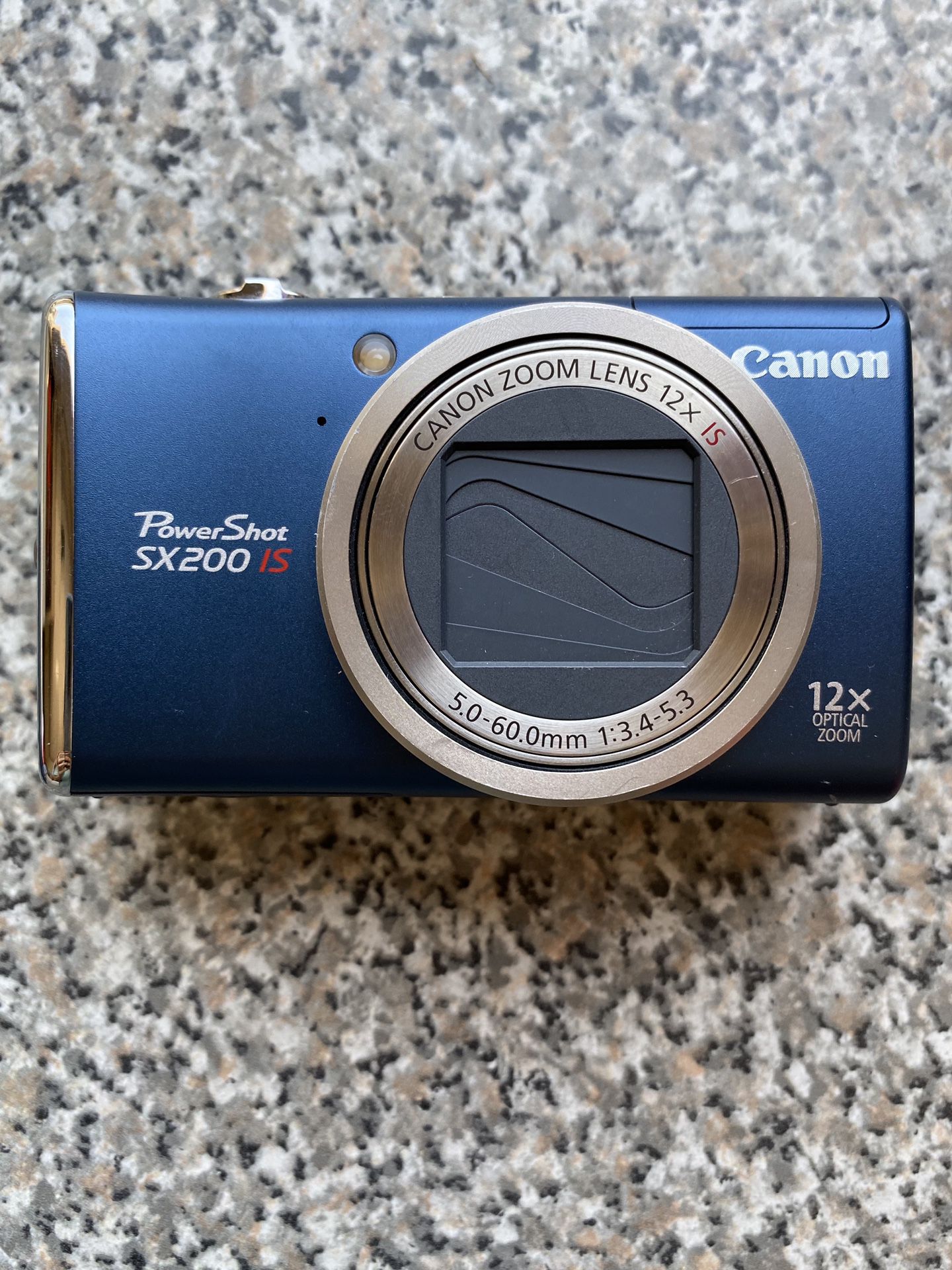 Canon PowerShot SX200IS 12 MP digital camera (navy)