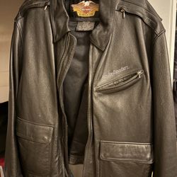 Harley Davidson Men’s Leather Jacket 3XL